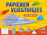 Papieren vliegtuigjes - stap voor stap