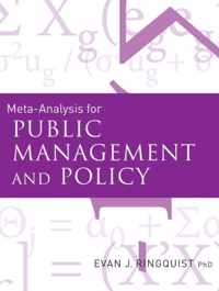 Meta-Analysis for Public Management and Policy