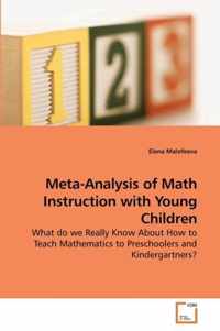 Meta-Analysis of Math Instruction with Young Children