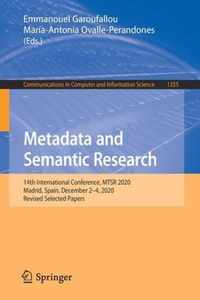 Metadata and Semantic Research