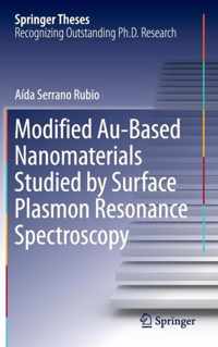 Modified Au Based Nanomaterials Studied by Surface Plasmon Resonance Spectroscop