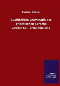 Ausfuhrliche Grammatik der griechischen Sprache