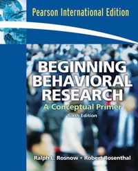 Beginning Behavioral Research