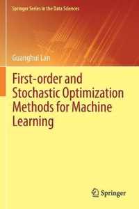 First-order and Stochastic Optimization Methods for Machine Learning