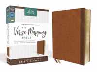 NIV, Verse Mapping Bible, Leathersoft, Brown, Comfort Print