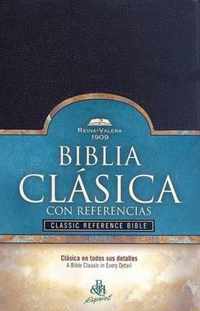 RV 1909 Biblia Clasica con Referencia, negro imitacion piel