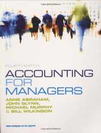 Accounting For Managers