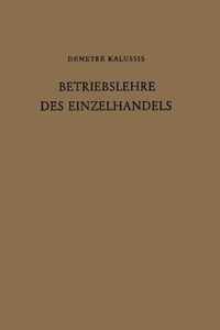 Betriebslehre Des Einzelhandels