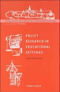 Policy Research in Educational Settings