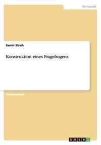 Konstruktion eines Fragebogens