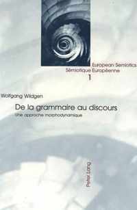 De la Grammaire au Dicours