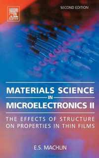 Materials Science in Microelectronics II