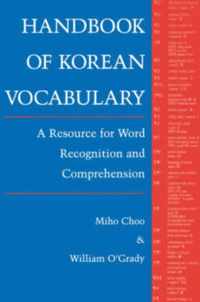 Handbook of Korean Vocabulary