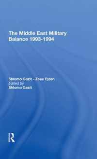 The Middle East Military Balance 19931994