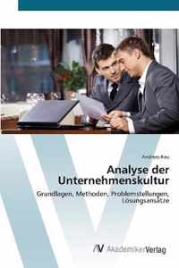 Analyse der Unternehmenskultur