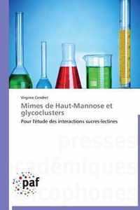 Mimes de Haut-Mannose Et Glycoclusters