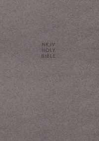 NKJV, Single-Column Reference Bible, Cloth Over Board, Gray, Comfort Print