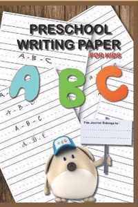 Preschool Writing Paper with detted lines For KIDS