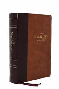 ESV, MacArthur Study Bible, 2nd Edition, Leathersoft, Brown, Thumb Indexed