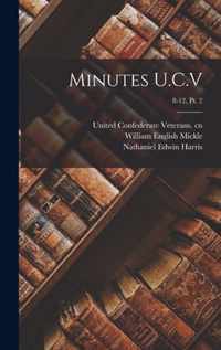 Minutes U.C.V; 8-12, pt. 2