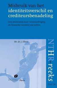 Misbruik van identiteitsverschil en crediteursbenadeling