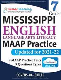 Mississippi Academic Assessment Program Test Prep: Grade 7 English Language Arts Literacy (ELA) Practice Workbook and Full-length Online Assessments