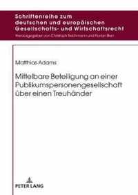 Mittelbare Beteiligung an einer Publikumspersonengesellschaft ueber einen Treuhaender