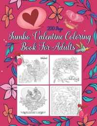 Jumbo Valentine Coloring Book For Adults