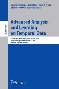 Advanced Analysis and Learning on Temporal Data