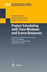 Project Scheduling with Time Windows and Scarce Resources