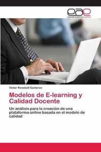 Modelos de E-learning y Calidad Docente