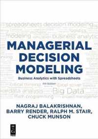 Managerial Decision Modeling