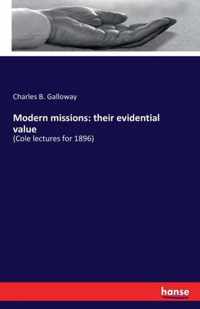 Modern missions