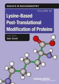 Lysine-based Post-translational Modification of Proteins