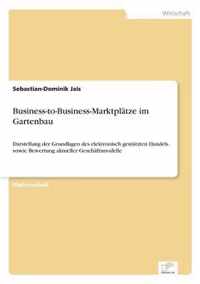 Business-to-Business-Marktplatze im Gartenbau