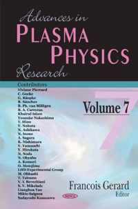 Advances in Plasma Physics Research