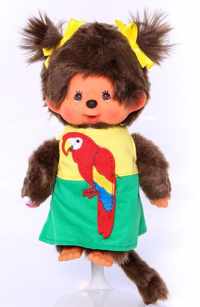 Monchhichi Meisje Papagaai (20 CM)