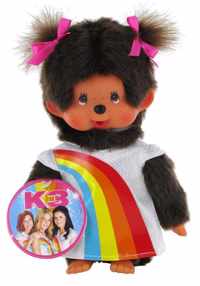 Monchhichi Meisje K3 Regenboogjurk (20 CM)