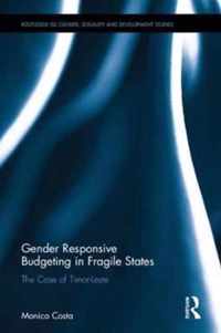 Gender Responsive Budgeting in Fragile States