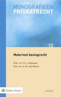 Monografieen Privaatrecht 10 -   Materieel beslagrecht