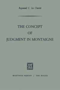 The Concept of Judgment in Montaigne