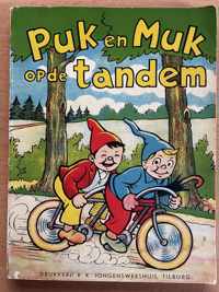 Puk en muk op de tandem