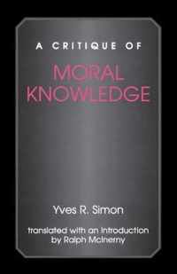 A Critique of Moral Knowledge