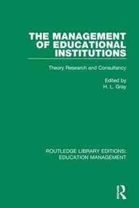 The Management of Educational Institutions