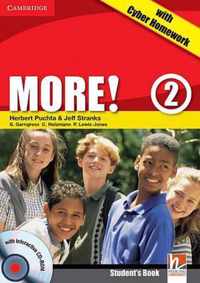 More! with Cyber Homework 2 student's book + interactive cd-rom