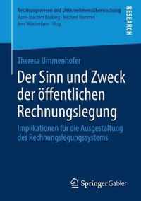 Der Sinn Und Zweck Der OEffentlichen Rechnungslegung