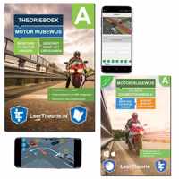 Motor Theorieboek - Theorie Leren Motor Rijbewijs A + CD-ROM incl. MotorTheorieboek Smartphone Examens 2022