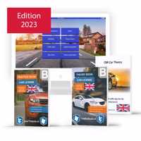 Car Theory Book English for Dutch driving license with Exercise book Theorieboek Auto Rijbewijs B Engels 2023 - Oefenboek Onbeperkt 845 Oefenvragen & 13 Theorie-Examens - Samenvatting - Verkeersborden