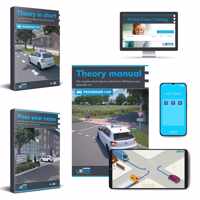 Auto Theorieboek Engels (English) - Car Theory Book in English for Dutch Driving License B + 50 Online Exams, Summary, Apps and more - CBR Car Theory Learn License B - Lens Media