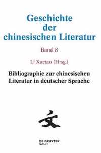 Bibliographie zur chinesischen Literatur in deutscher Sprache 8